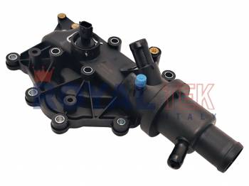 TERMOSTATO ROYALTEK RENAULT DUSTER / FLUENCE / MEGANE III -- TODOS MOTOR 1.6 16V K4M / BULBO DE 4 PINES ROSCADO / CUERPO PLASTICO --- OEM 8200561426